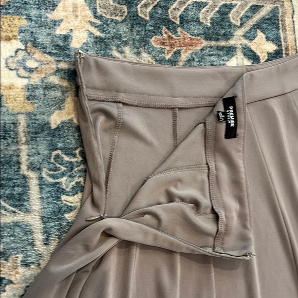 Premise Studio 6 Taupe A-Line Skirt - Picture 6 of 7